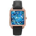 TROPIC Rose Gold Leather Watch  Front