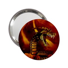 Awesome Dinosaur, Konda In The Night 2 25  Handbag Mirrors by FantasyWorld7