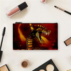 Awesome Dinosaur, Konda In The Night Cosmetic Bag (small) by FantasyWorld7