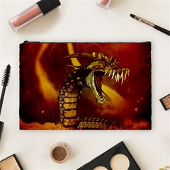 Awesome Dinosaur, Konda In The Night Cosmetic Bag (large) by FantasyWorld7