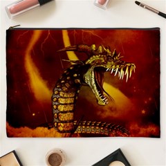 Awesome Dinosaur, Konda In The Night Cosmetic Bag (xxxl) by FantasyWorld7