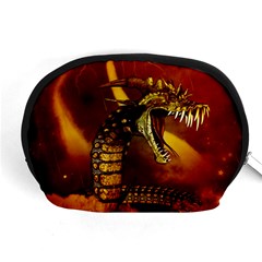 Awesome Dinosaur, Konda In The Night Accessory Pouch (medium) by FantasyWorld7