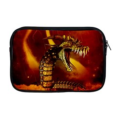 Awesome Dinosaur, Konda In The Night Apple Macbook Pro 17  Zipper Case by FantasyWorld7