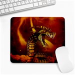 Awesome Dinosaur, Konda In The Night Large Mousepads Front