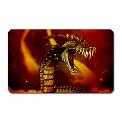 Awesome Dinosaur, Konda In The Night Magnet (rectangular) by FantasyWorld7