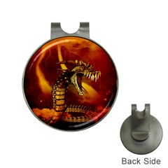 Awesome Dinosaur, Konda In The Night Hat Clips With Golf Markers by FantasyWorld7