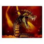 Awesome Dinosaur, Konda In The Night Double Sided Flano Blanket (Large)  Blanket Back