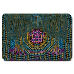 The  Only Way To Freedom And Dignity Ornate Large Doormat  by pepitasart