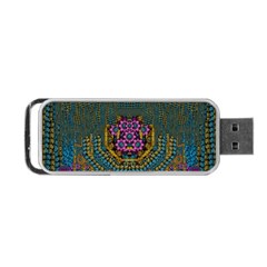 The  Only Way To Freedom And Dignity Ornate Portable Usb Flash (two Sides) by pepitasart