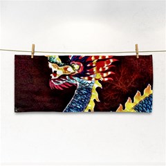 Dragon Lights Main Dragon Hand Towel by Riverwoman