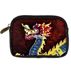 Dragon Lights Main Dragon Digital Camera Leather Case by Riverwoman