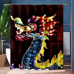 Dragon Lights Main Dragon Shower Curtain 60  X 72  (medium)  by Riverwoman