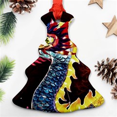 Dragon Lights Main Dragon Ornament (christmas Tree)  by Riverwoman