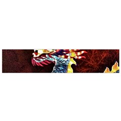 Dragon Lights Main Dragon Small Flano Scarf by Riverwoman