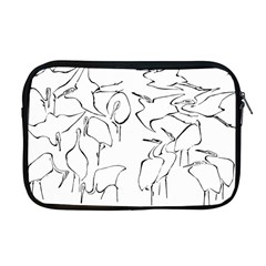 Katsushika Hokusai, Egrets From Quick Lessons In Simplified Drawing Apple Macbook Pro 17  Zipper Case by Valentinaart