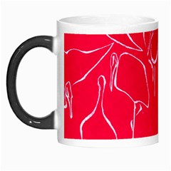 Katsushika Hokusai, Egrets From Quick Lessons In Simplified Drawing Morph Mugs by Valentinaart