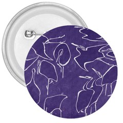 Katsushika Hokusai, Egrets From Quick Lessons In Simplified Drawing 3  Buttons by Valentinaart