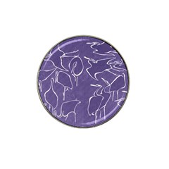 Katsushika Hokusai, Egrets From Quick Lessons In Simplified Drawing Hat Clip Ball Marker by Valentinaart