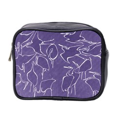 Katsushika Hokusai, Egrets From Quick Lessons In Simplified Drawing Mini Toiletries Bag (two Sides) by Valentinaart