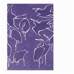 Katsushika Hokusai, Egrets from quick lessons in simplified drawing Small Garden Flag (Two Sides) Front