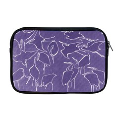 Katsushika Hokusai, Egrets From Quick Lessons In Simplified Drawing Apple Macbook Pro 17  Zipper Case by Valentinaart