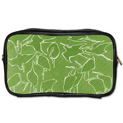 Katsushika Hokusai, Egrets From Quick Lessons In Simplified Drawing Toiletries Bag (one Side) by Valentinaart