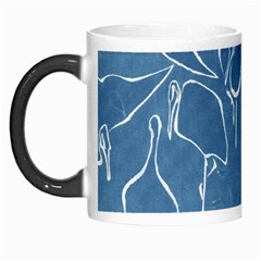 Katsushika Hokusai, Egrets From Quick Lessons In Simplified Drawing Morph Mugs by Valentinaart