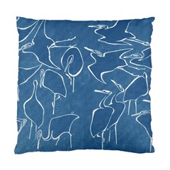 Katsushika Hokusai, Egrets From Quick Lessons In Simplified Drawing Standard Cushion Case (two Sides) by Valentinaart