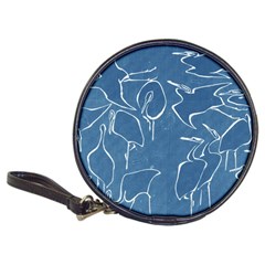 Katsushika Hokusai, Egrets From Quick Lessons In Simplified Drawing Classic 20-cd Wallets by Valentinaart