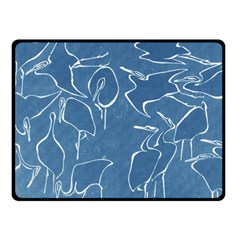 Katsushika Hokusai, Egrets From Quick Lessons In Simplified Drawing Fleece Blanket (small) by Valentinaart