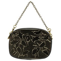 Katsushika Hokusai, Egrets From Quick Lessons In Simplified Drawing Chain Purse (two Sides) by Valentinaart