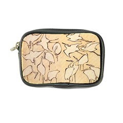 Katsushika Hokusai, Egrets From Quick Lessons In Simplified Drawing Coin Purse by Valentinaart