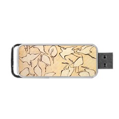 Katsushika Hokusai, Egrets From Quick Lessons In Simplified Drawing Portable Usb Flash (two Sides) by Valentinaart