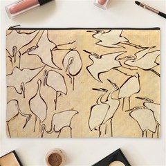 Katsushika Hokusai, Egrets From Quick Lessons In Simplified Drawing Cosmetic Bag (xxxl) by Valentinaart