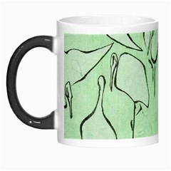 Katsushika Hokusai, Egrets From Quick Lessons In Simplified Drawing Morph Mugs by Valentinaart