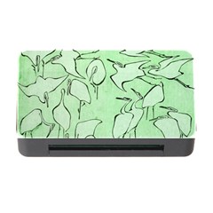 Katsushika Hokusai, Egrets From Quick Lessons In Simplified Drawing Memory Card Reader With Cf by Valentinaart