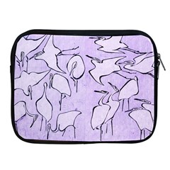 Katsushika Hokusai, Egrets From Quick Lessons In Simplified Drawing Apple Ipad 2/3/4 Zipper Cases by Valentinaart