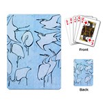 Katsushika Hokusai, Egrets from quick lessons in simplified drawing Playing Cards Single Design Back