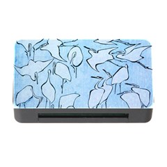 Katsushika Hokusai, Egrets From Quick Lessons In Simplified Drawing Memory Card Reader With Cf by Valentinaart