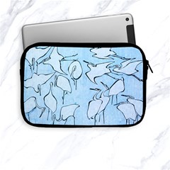 Katsushika Hokusai, Egrets From Quick Lessons In Simplified Drawing Apple Ipad Mini Zipper Cases by Valentinaart