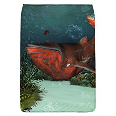 Awesome Mechanical Whale In The Deep Ocean Removable Flap Cover (l) by FantasyWorld7