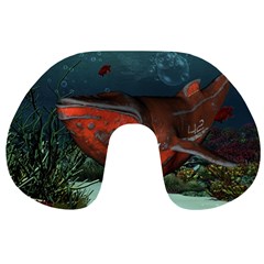 Awesome Mechanical Whale In The Deep Ocean Travel Neck Pillows