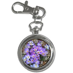 Signs Of Spring Purple Crocua Key Chain Watches by Riverwoman