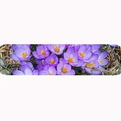 Signs Of Spring Purple Crocua Large Bar Mats by Riverwoman