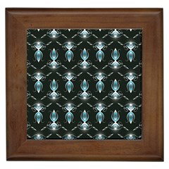 Seamless Pattern Background Black Framed Tiles by HermanTelo