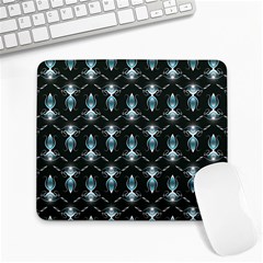 Seamless Pattern Background Black Large Mousepads by HermanTelo