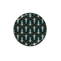 Seamless Pattern Background Black Hat Clip Ball Marker (10 Pack)