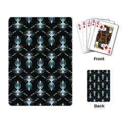 Seamless Pattern Background Black Playing Cards Single Design