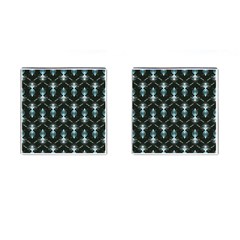 Seamless Pattern Background Black Cufflinks (square) by HermanTelo