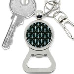 Seamless Pattern Background Black Bottle Opener Key Chains Front